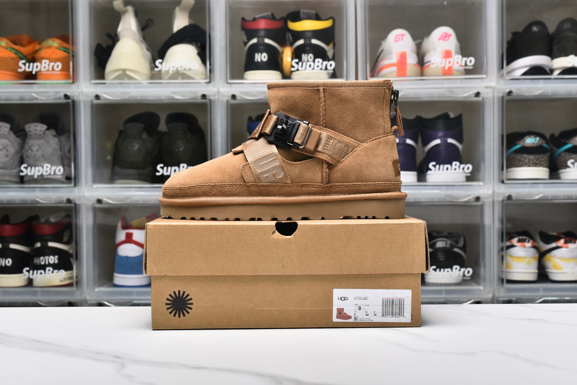 UGG Men Classic Mini Quickclick Boot Chestnut 1135013